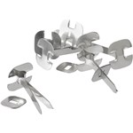 ESSELTE PAPER BINDER 13MM SILVER BOX 200