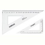 CELCO SET SQUARE 60 DEGREES 210MM CLEAR