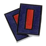 DESKMATE SELF INKING DATER REPLACEMENT INK PAD PACK 2