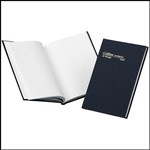 COLLINS CASEBOUND NOTEBOOK FEINT RULLED 168 PAGE A5 BLUE