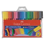 FABERCASTELL CONNECTOR PENS ASSORTED PACK 20