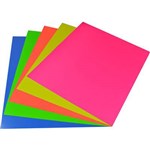 RAINBOW FLUORO BOARD 510 X 640MM ASSORTED PACK 25