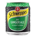 SCHWEPPES DRY GINGER ALE CAN 200ML CARTON 24