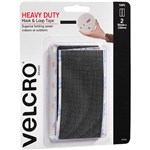 VELCRO BRAND   STICKON HEAVY DUTY HOOK AND LOOP TAPE 50 X 100MM BLACK PACK 2