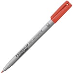 STAEDTLER 315 LUMOCOLOR NONPERMANENT MARKER BULLET MEDIUM 10MM RED BOX 10