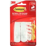 COMMAND ADHESIVE HOOKS MEDIUM PACK 2