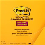 POSTIT BN11O SUPER STICKY BIG NOTES 279 X 279MM ORANGE 30 SHEETS