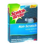 SCOTCHBRITE NONSCRATCH SCRUB SCOURER SPONGE PACK 2