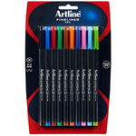 ARTLINE SUPREME FINELINER PEN 04MM PACK 10  23 BONUS COLOURING PENS ULTIMATE PAC