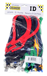 ALLIGATOR CLIP WOVEN LANYARD WITH SAFETY RELEASE ASSORTED PACK 20