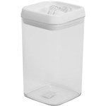CONNOISSEUR FLIPTITE CANISTER SQUARE 24 LITRE CLEAR