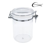 CONNOISSEUR STORAGE CANISTER ACRYLIC ROUND 18 LITRE CLEAR