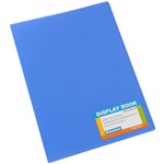 BANTEX TROPICAL DISPLAY BOOK NONREFILLABLE 20 POCKET A4 BLUE