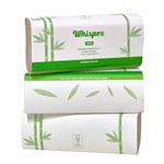 WHISPER BAMBOO MULTIFOLD SLIM TOWEL 150 SHEETS BEIGE CARTON 16