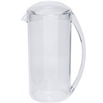 CONNOISSEUR WATER JUG PLASTIC WITH LID 1 LITRE CLEAR