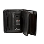 SPIRAX EXECUTIVE ZIPPERED COMPENDIUM A4 BLACK