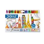 DOMS EXTRA LONG WAX CRAYONS 241 COLOURS