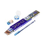 DOMS X1 2B XTRA SUPER DARK HEXAGONAL PENCILS