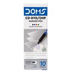 DOMS CDDVDOHP MARKER PENS BLACK
