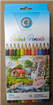 DOMS C3 TRI COLOURED PENCIL ASSORTED PACK 24