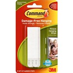 COMMAND PICTURE HANGING STRIP NARROW WHITE PACK 4 PAIRS