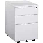 INITIATIVE MOBILE PEDESTAL 3DRAWER LOCKABLE 400 X 520 X 620MM WHITE