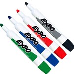 EXPO SHARPIE WHITEBOARD MARKER BULLET TIP 20MM WALLET 4 