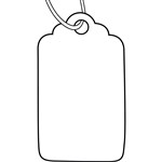 AVERY 993621 MERCHANDISE TAGS SIZE 21AH 21 X 13MM WHITE BOX 1000