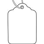 AVERY 993626 MERCHANDISE TAGS SIZE 26H 47 X 30MM WHITE BOX 1000