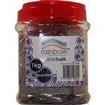 RAINBOW GLITTER 1KG JAR ASSORTED
