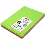 RAINBOW SPECTRUM BOARD 220GSM A4 BRIGHT ASSORTED PACK 100
