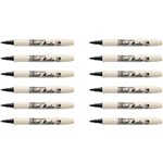 ARTLINE SUPREME BRUSH MARKER 5MM BLACK BOX 12