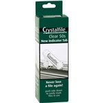 CRYSTALFILE INDICATOR TABS CLEAR BOX 50