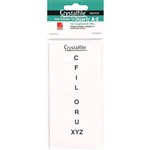 CRYSTALFILE INDICATOR TAB INSERTS AZ WHITE PACK 60