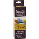 CRYSTALFILE INDICATOR TABS RAINBOW BOX 50