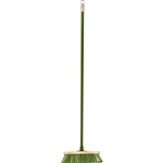 CLEANLINK OUTDOOR METAL HANDLE BROOM 1200MM GREEN