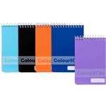 MARBIG NOTEBOOK COLOURHIDE POCKET 96PG ASSORTED