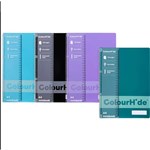 MARBIG NOTEBOOK COLOURHIDE A4 120PG SPIRAL ASSTD