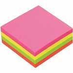 MARBIG CUBE NOTES 320 SHEETS 75 X 75MM ASSORTED BRILLIANT