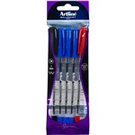 ARTLINE SMOOVE BALLPOINT PEN MEDIUM 10MM ASSORTED PACK 5