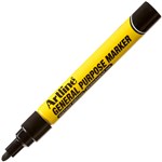 ARTLINE GENERAL PURPOSE PERMANENT MARKER BULLET 15MM BLACK