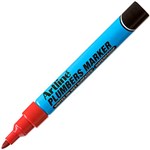 ARTLINE PLUMBERS PERMANENT MARKER BULLET 15MM RED