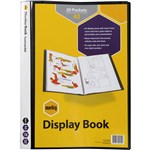 MARBIG DISPLAY BOOK NONREFILABLE SPINE INSERT 20 POCKET A3 BLACK