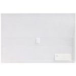 MARBIG POLYPICK DOCUMENT WALLET FOOLSCAP CLEAR