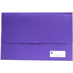 MARBIG POLYPICK DOCUMENT WALLET FOOLSCAP PURPLE