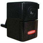 DERWENT SUPER POINT MINI MANUAL PENCIL SHARPENER 1HOLE BLACK