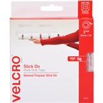 VELCRO BRAND   STICKON HOOK ONLY TAPE 25MM X 5M WHITE
