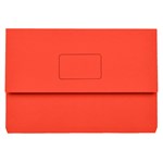 MARBIG SLIMPICK DOCUMENT WALLET FOOLSCAP RED