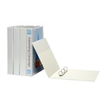 MARBIG INSERT RING BINDER PVC 3D 38MM A3 WHITE