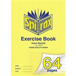 SPIRAX P212 EXERCISE BOOK RULED 14MM 70GSM 64 PAGE A4